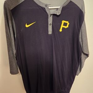 Nike Pittsburgh Pirates Quarter Sleeve Shirt